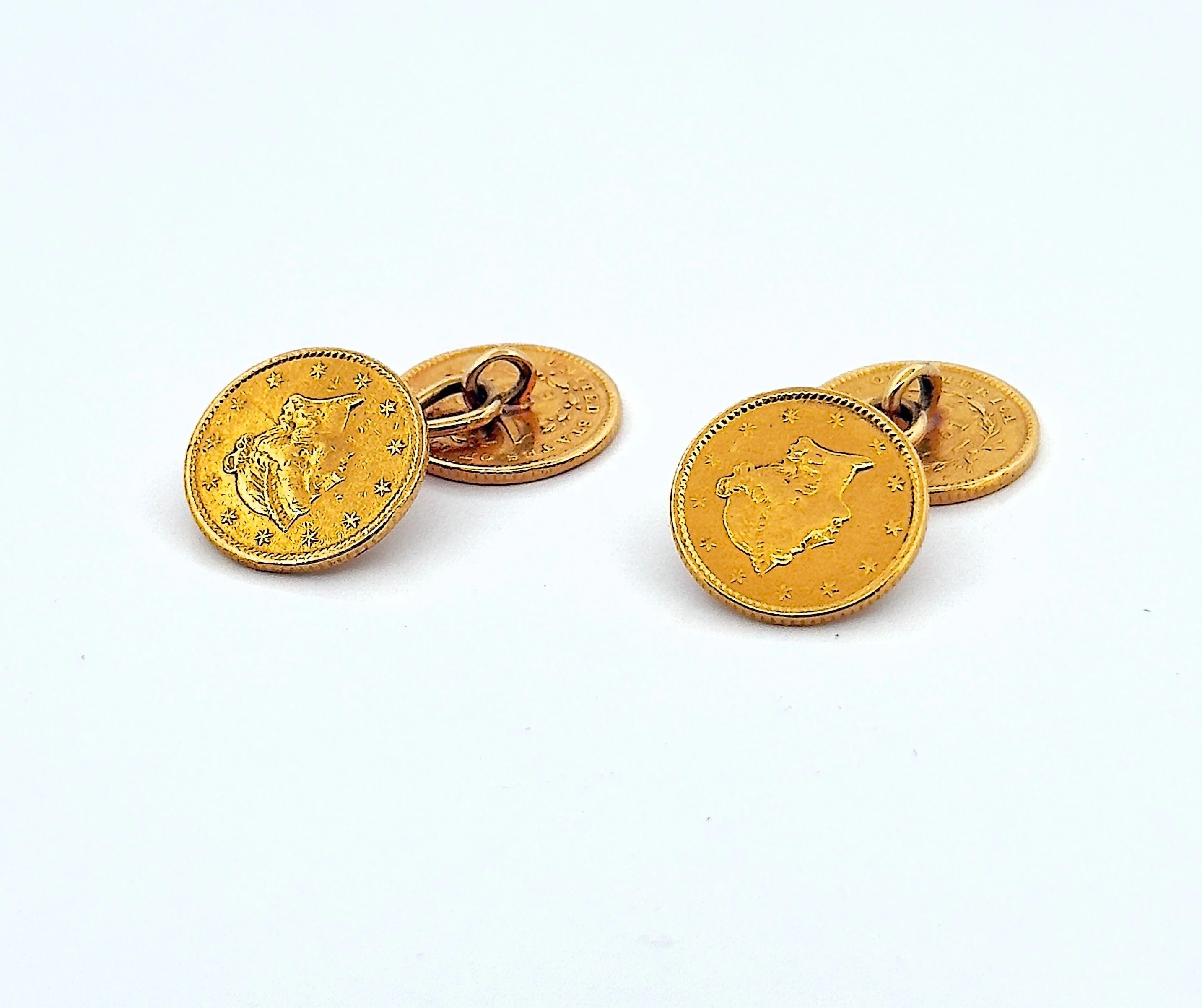 American 1 dollar coin cufflinks  - Image 3