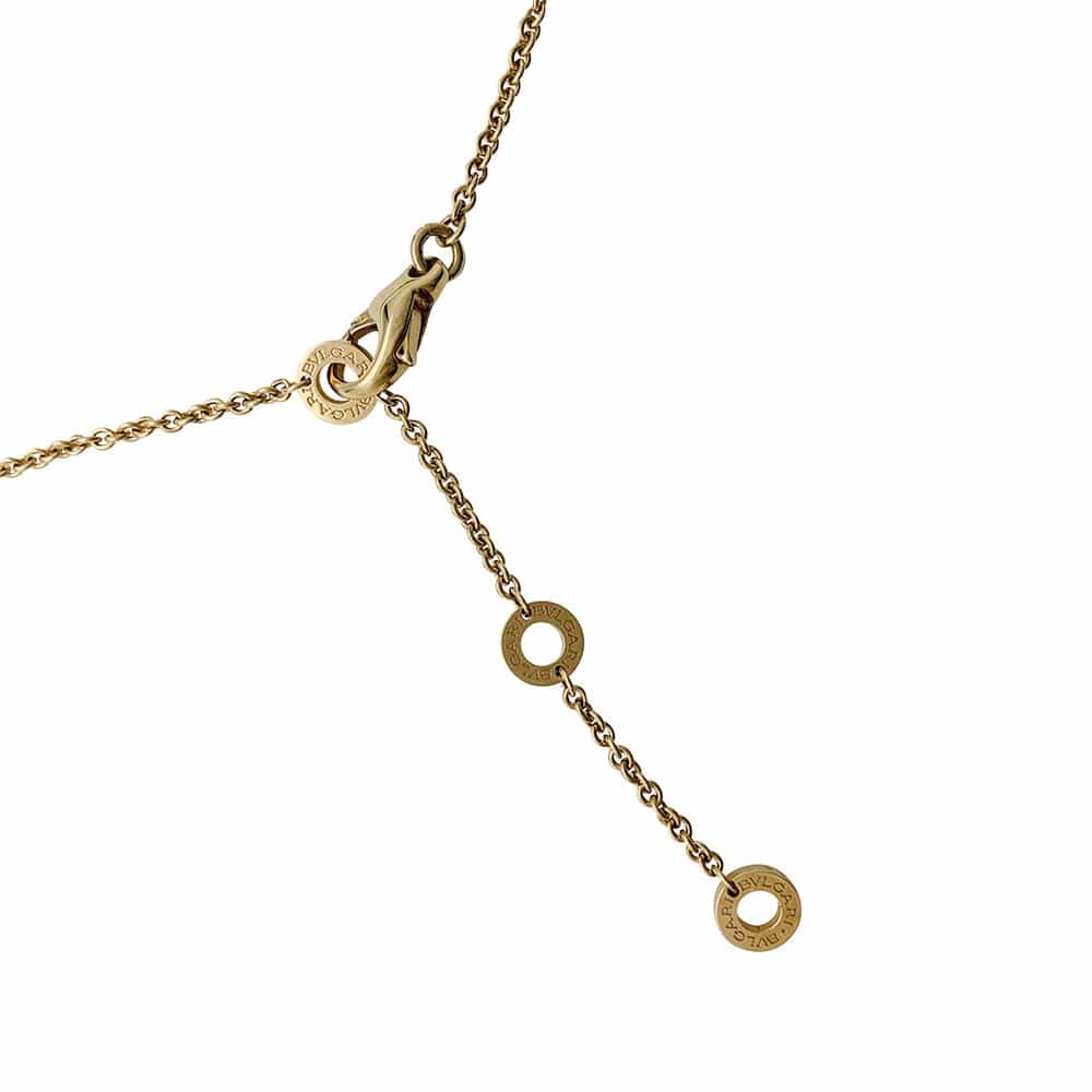 Necklace Bulgari, "B.Zero1" in yellow gold, colored stones. - Image 5