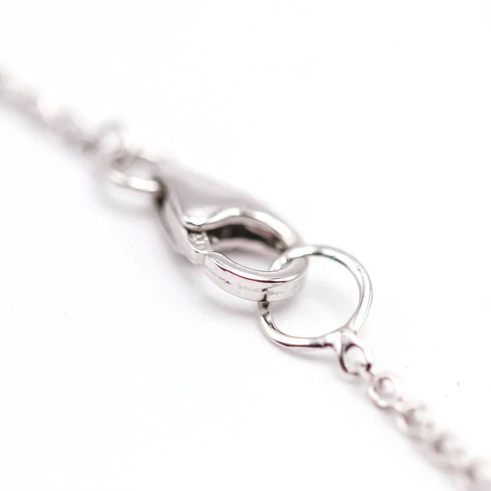 BELL necklace in white gold and blue topaz  - Image 6