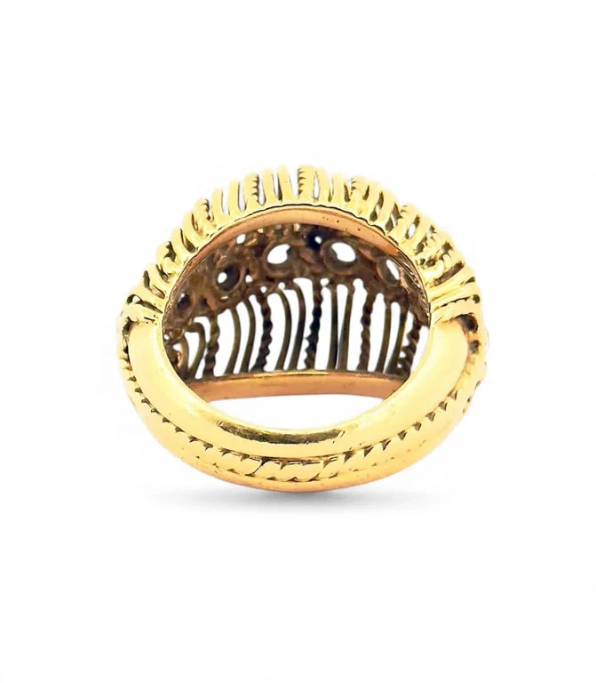 Antique 19th-century gold and diamond ring  - Image 6