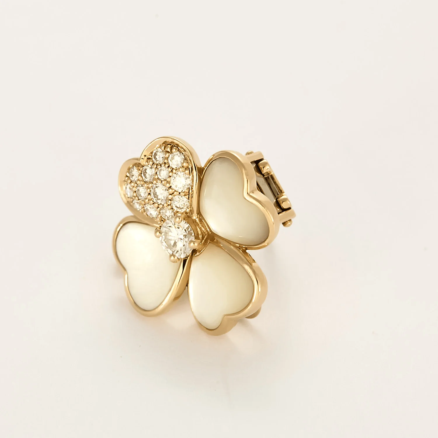 Van Cleef & Arpels - Cosmos - Ring in rose gold, mother-of-pearl and diamonds  - Image 4