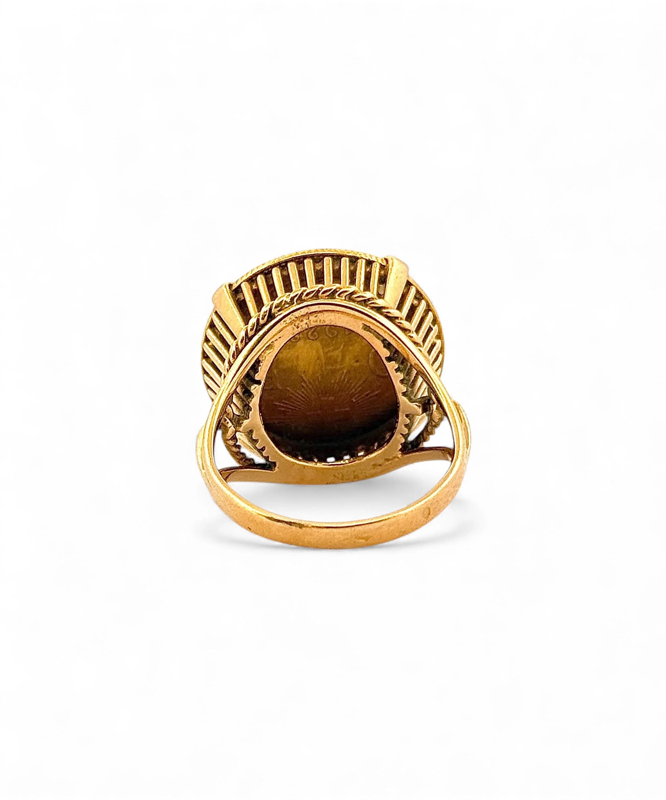 Ring made from a 1922 Swiss Helvetia 10 franc coin  - Image 3