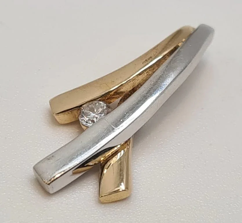 Pendant 2 Gold natural diamonds - Image 5