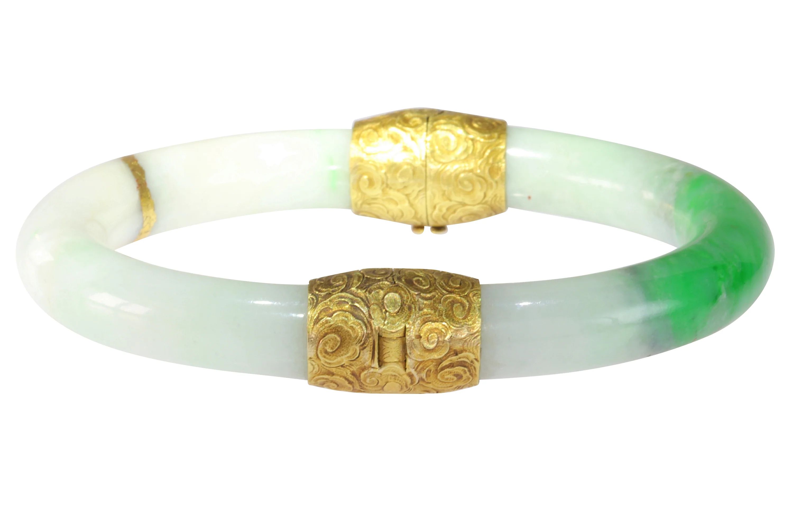 Vintage jade with 18-carat gold fittings: the silent chronicles of a Victorian bracelet  - Image 10