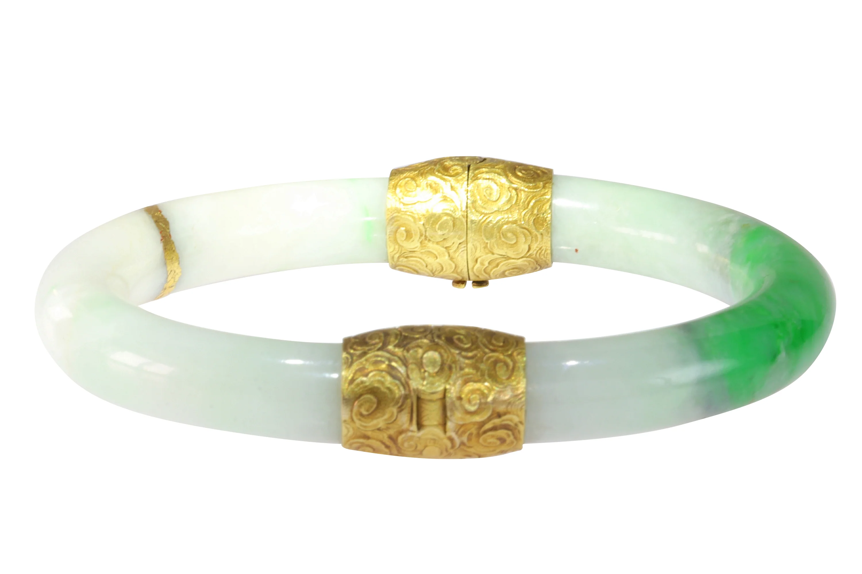Vintage jade with 18-carat gold fittings: the silent chronicles of a Victorian bracelet  - Image 11