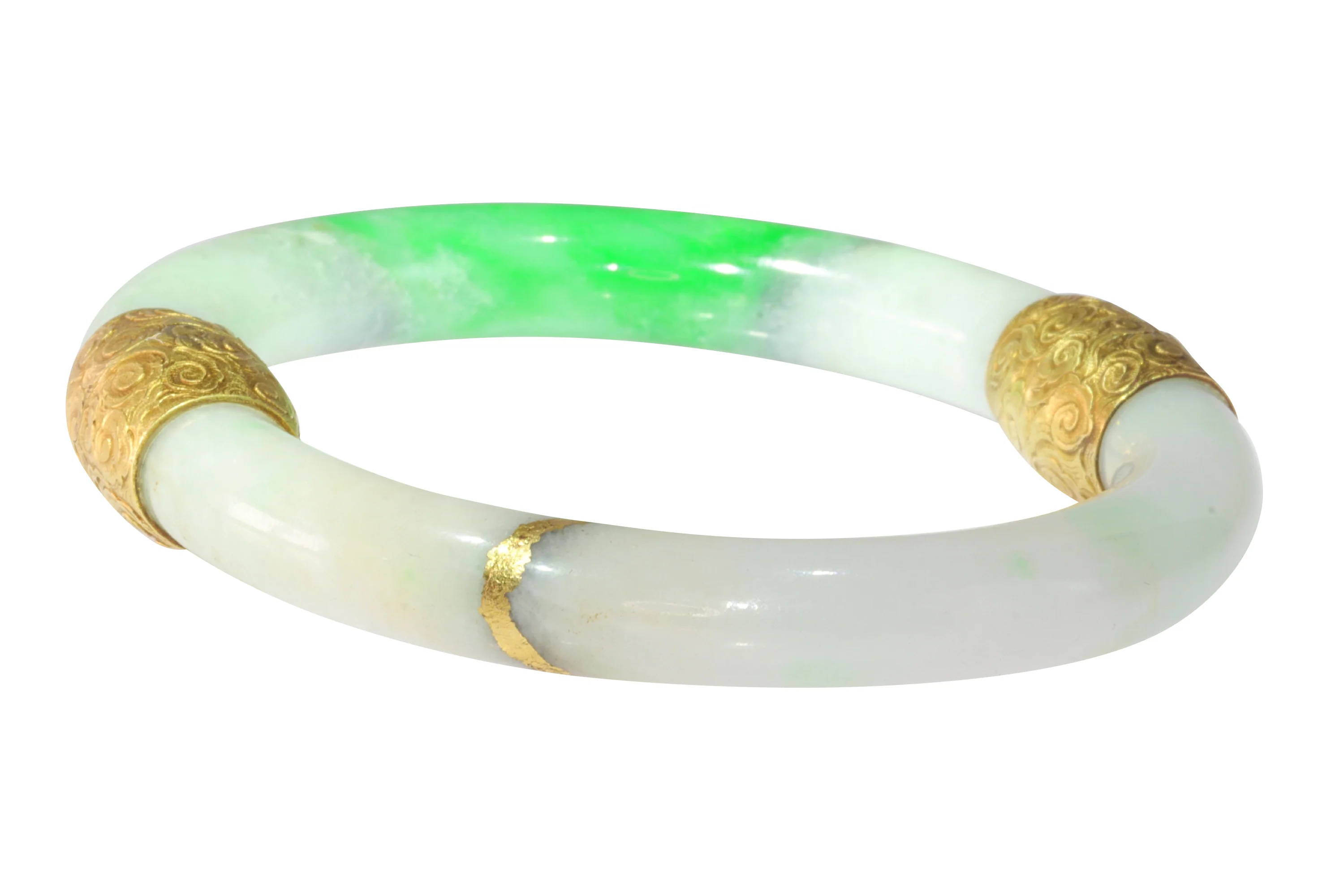 Vintage jade with 18-carat gold fittings: the silent chronicles of a Victorian bracelet  - Image 12