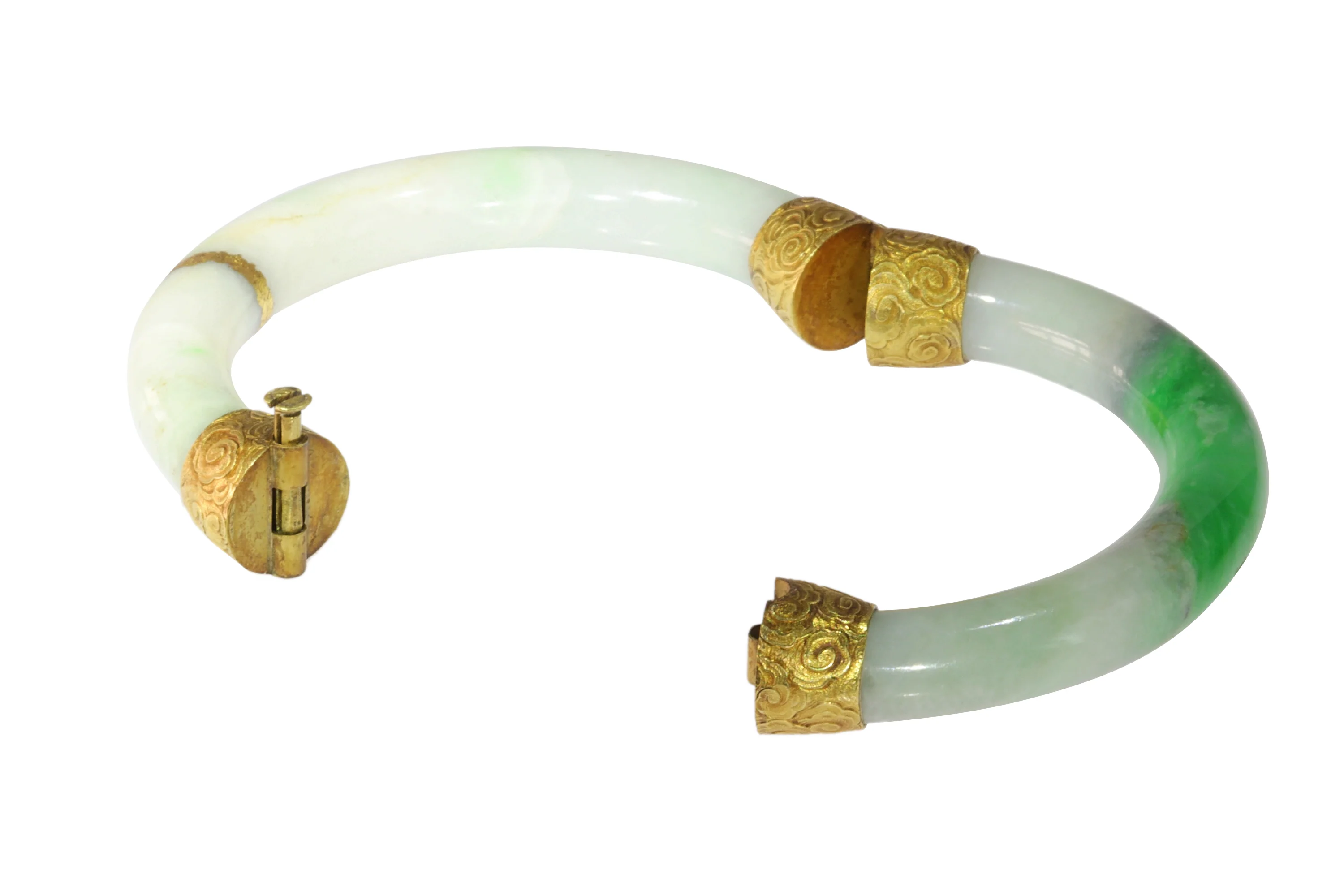Vintage jade with 18-carat gold fittings: the silent chronicles of a Victorian bracelet  - Image 13