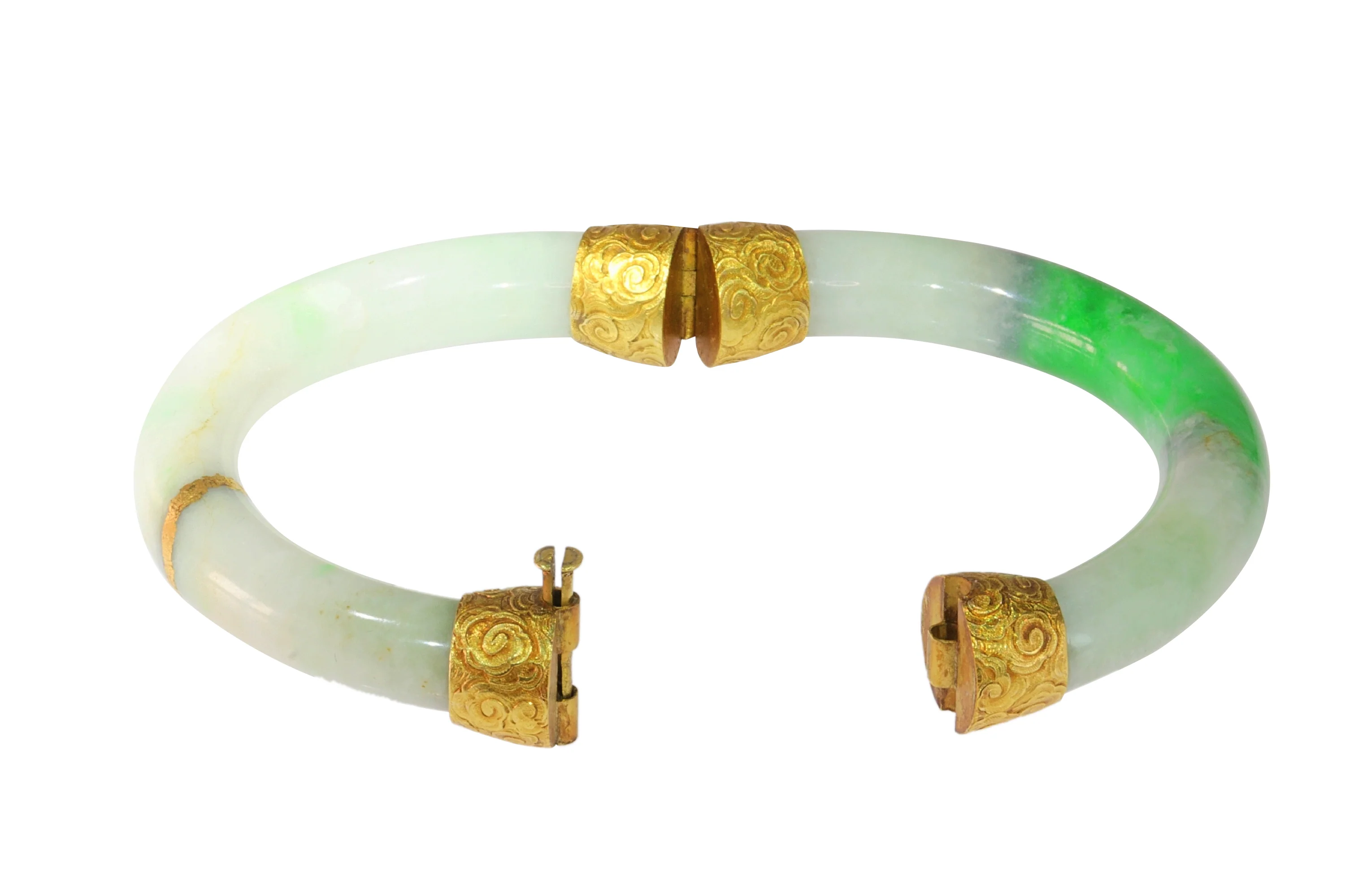 Vintage jade with 18-carat gold fittings: the silent chronicles of a Victorian bracelet  - Image 15