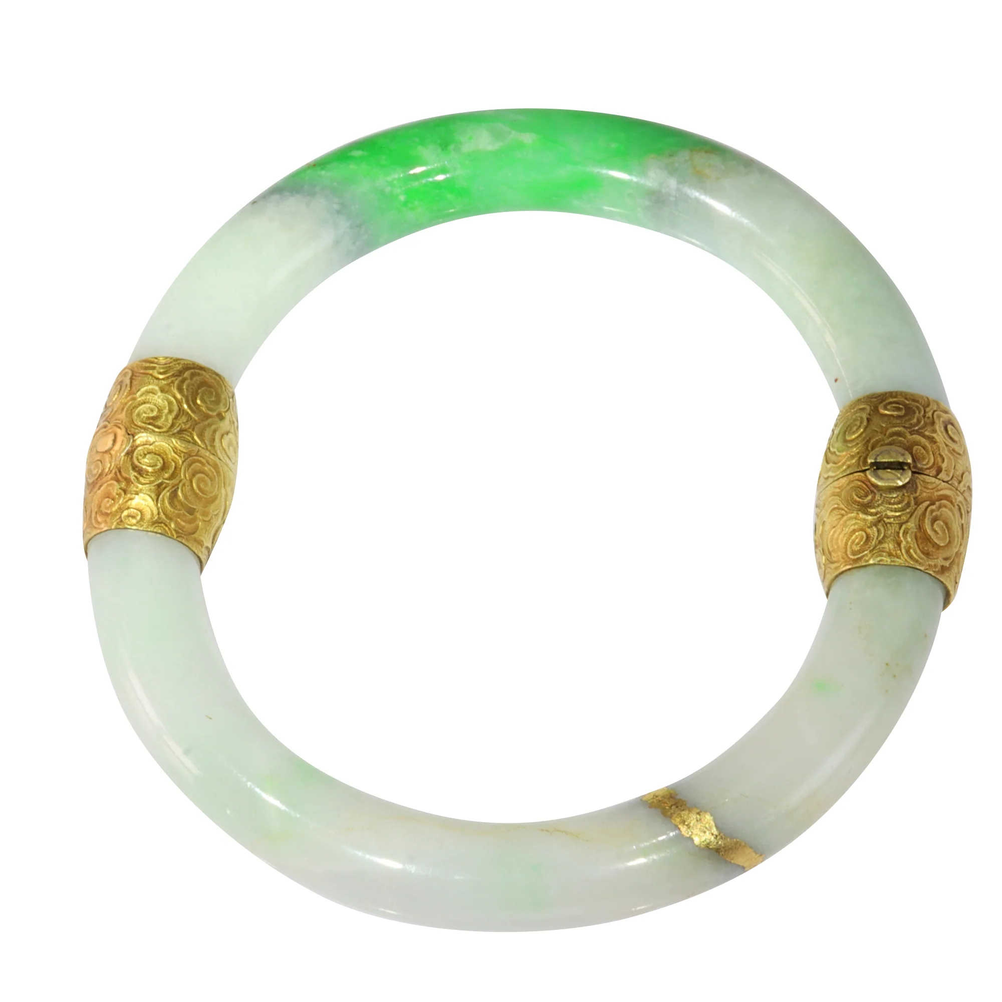 Vintage jade with 18-carat gold fittings: the silent chronicles of a Victorian bracelet  - Image 7