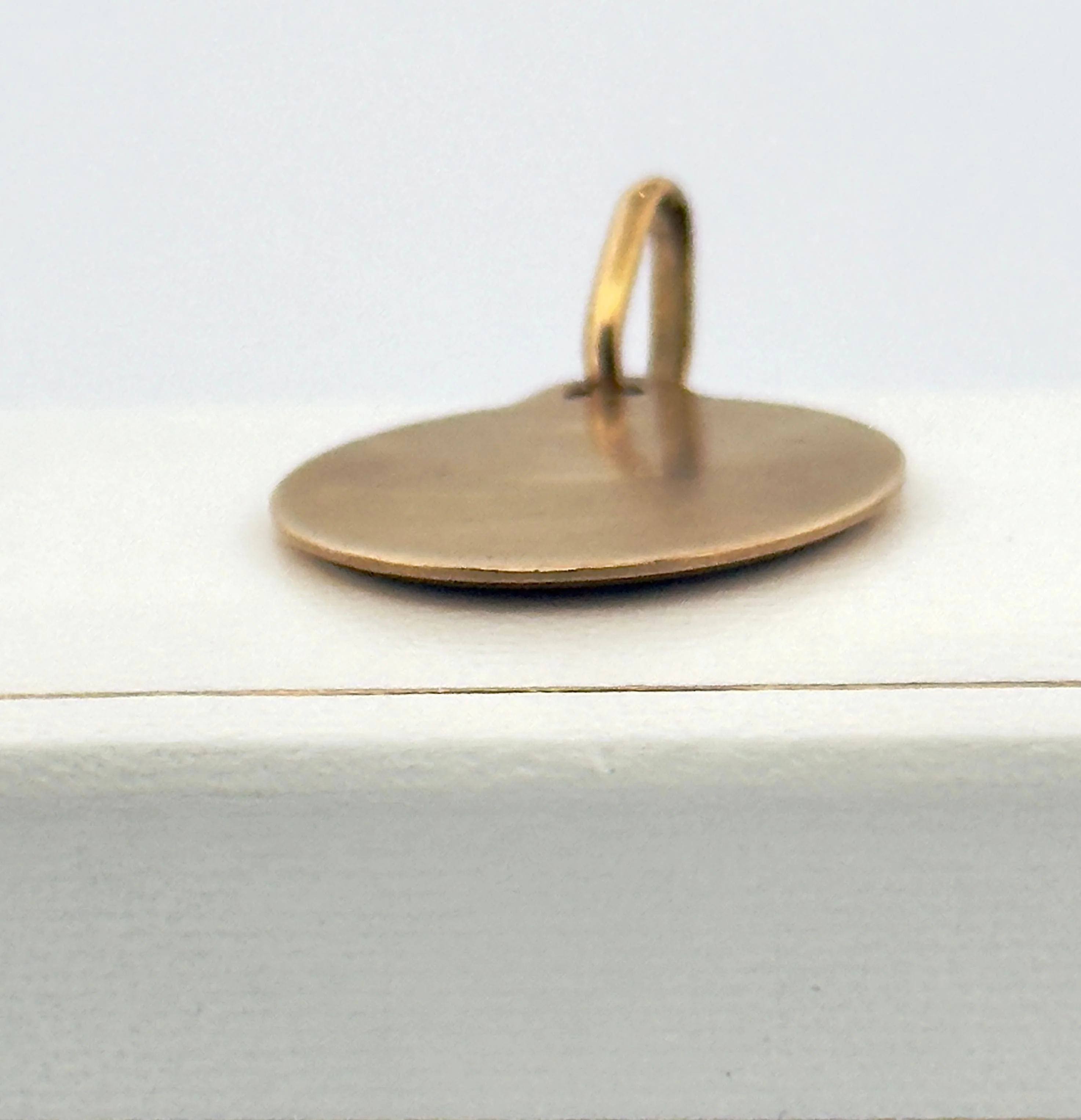 18-carat gold love medal, Maison Augis  - Image 3