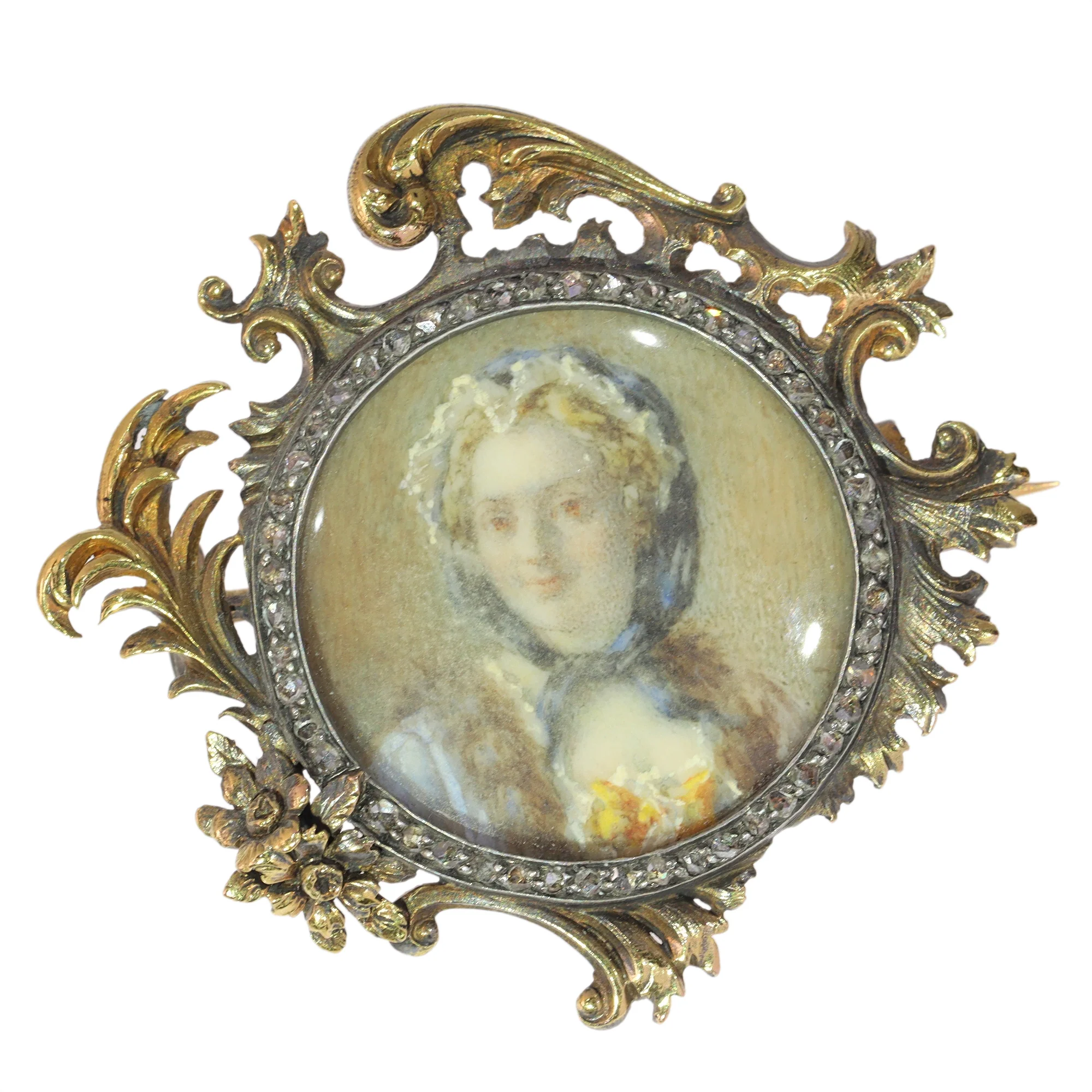 Antique gold brooch: the heritage of Pompadour in Victorian jewelry  - Image 3
