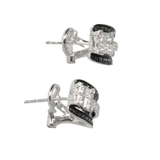 Diamond earrings - Image 3