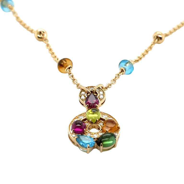 BULGARI - “Collection” necklace Astrale » - Yellow Gold - Image 4