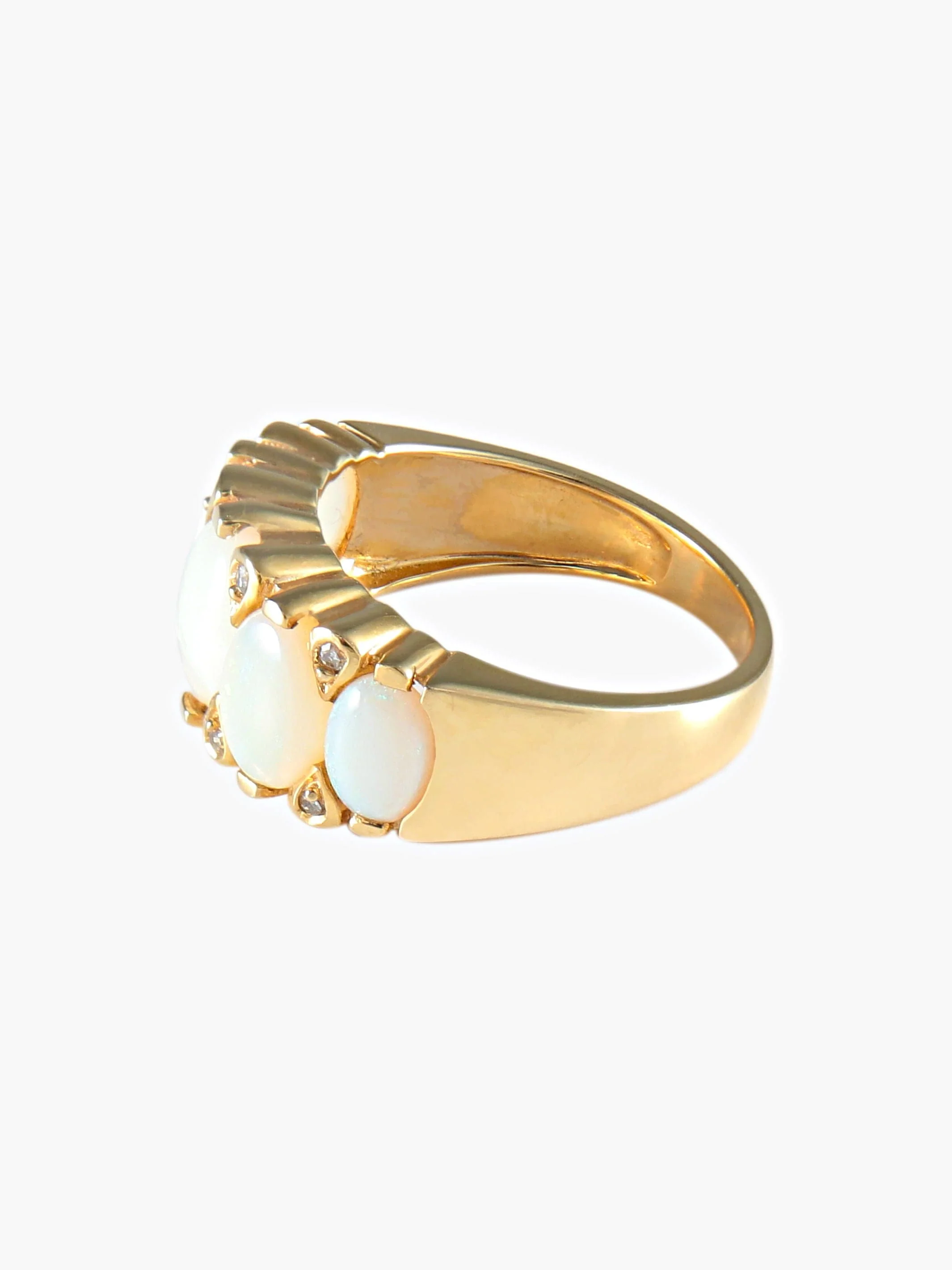 Opal Diamond Garter Ring - Image 4