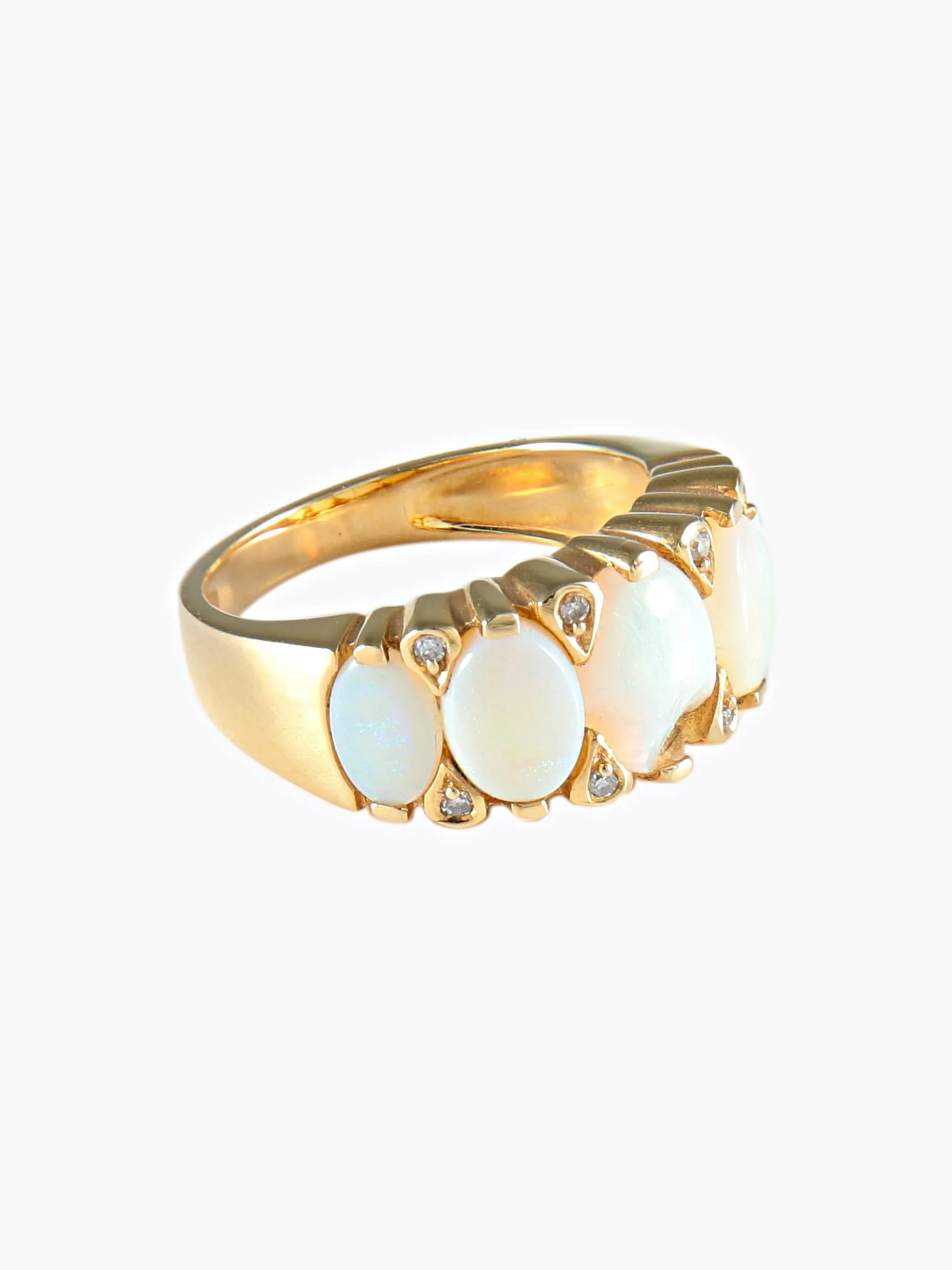 Opal Diamond Garter Ring - Image 7