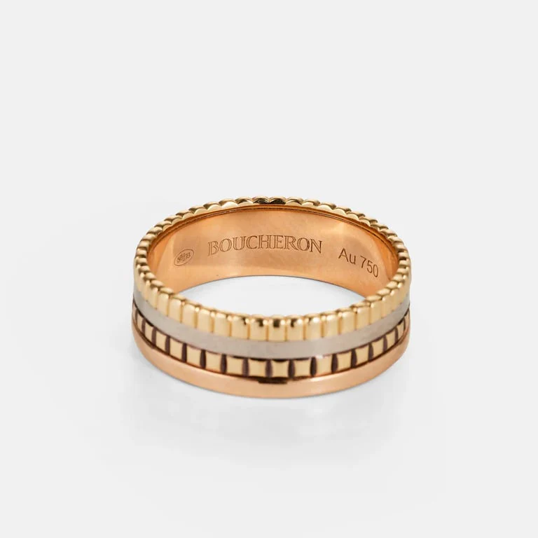 Boucheron - Ring Quatre in 3 golds and PVD  - Image 5