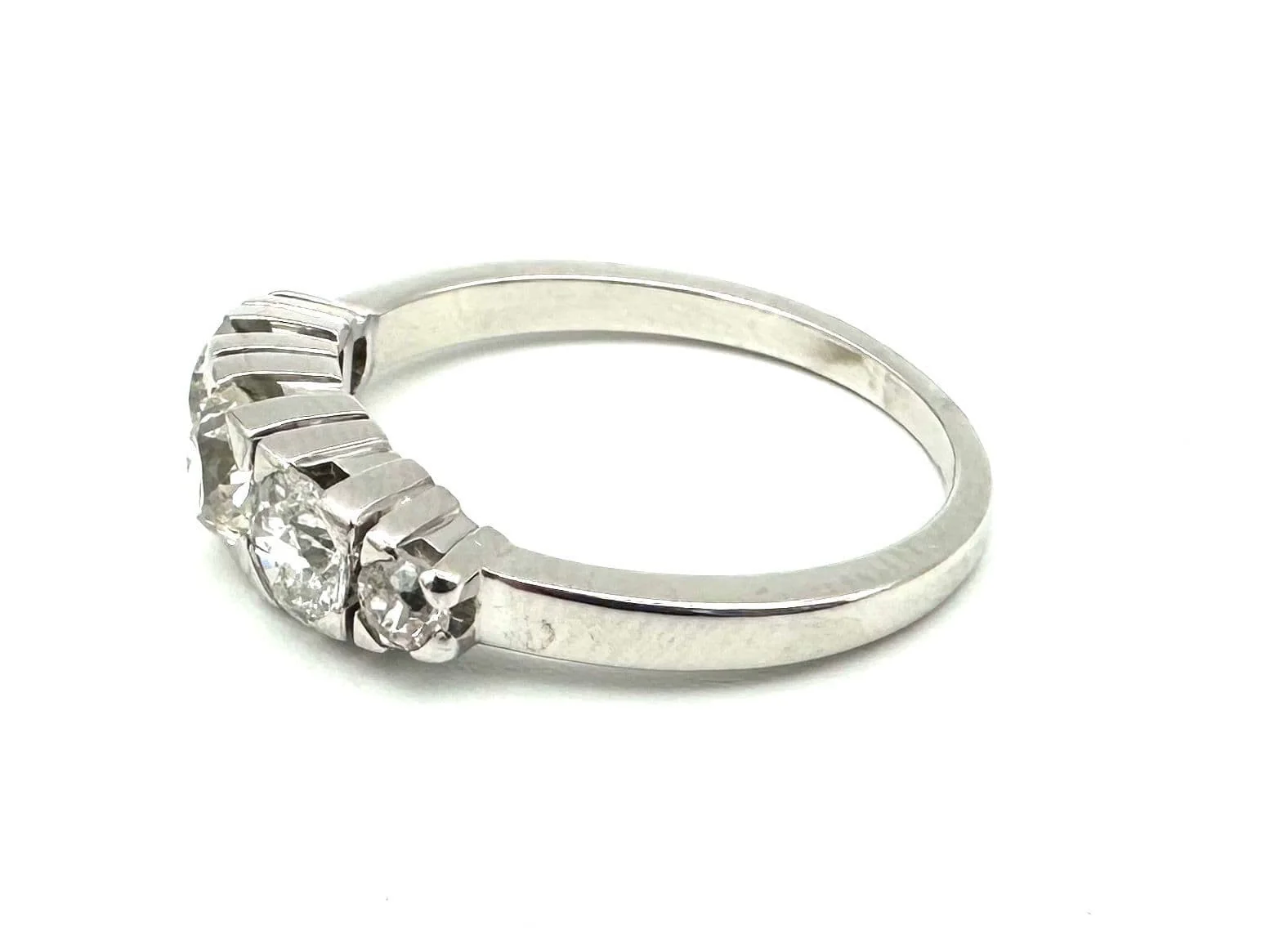 Garter ring circa 1950 gold and diamonds - Image 6