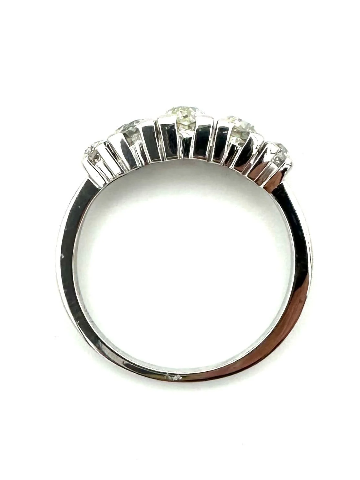 Garter ring circa 1950 gold and diamonds - Image 7