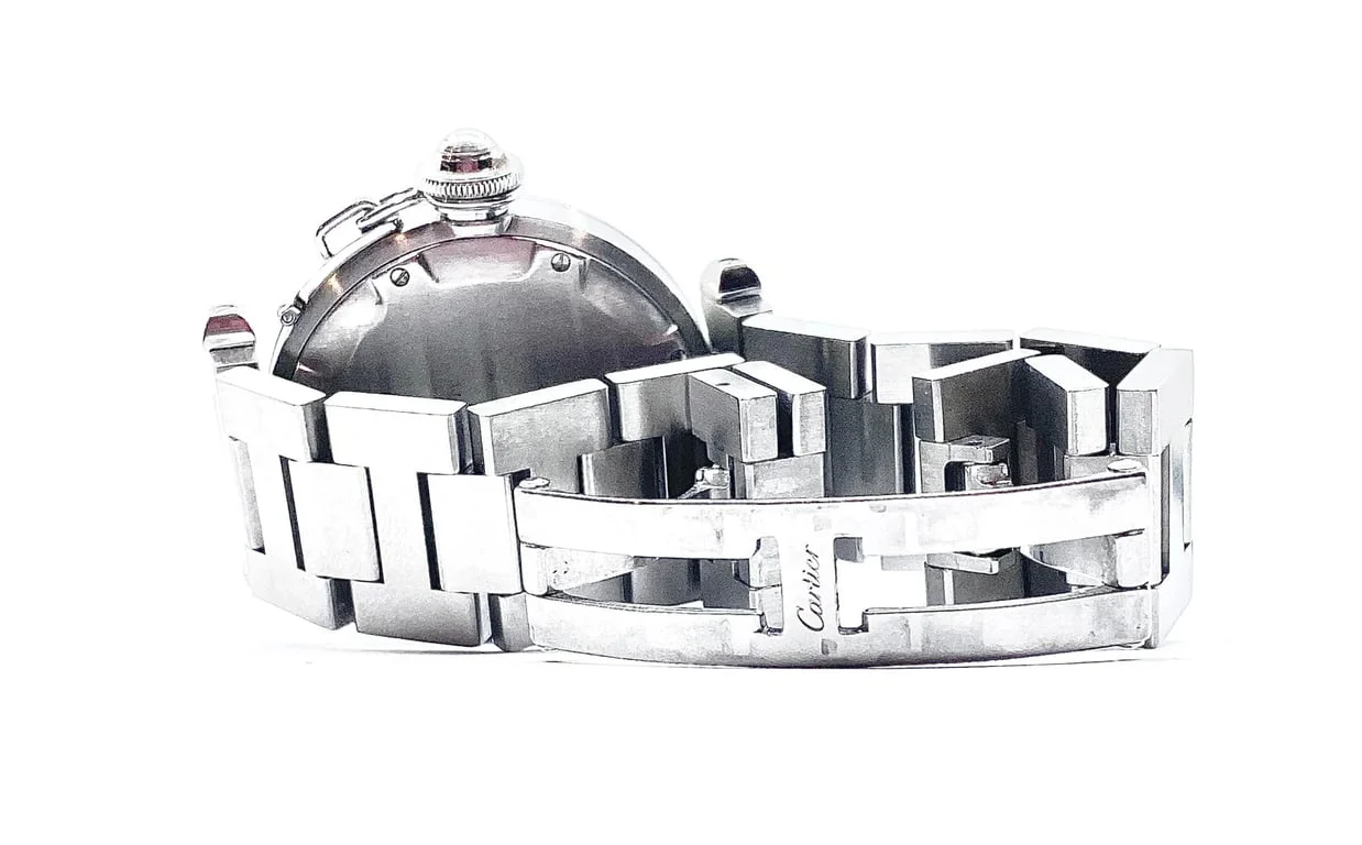 CARTIER - Watch Pasha GMT steel meridians - Image 6