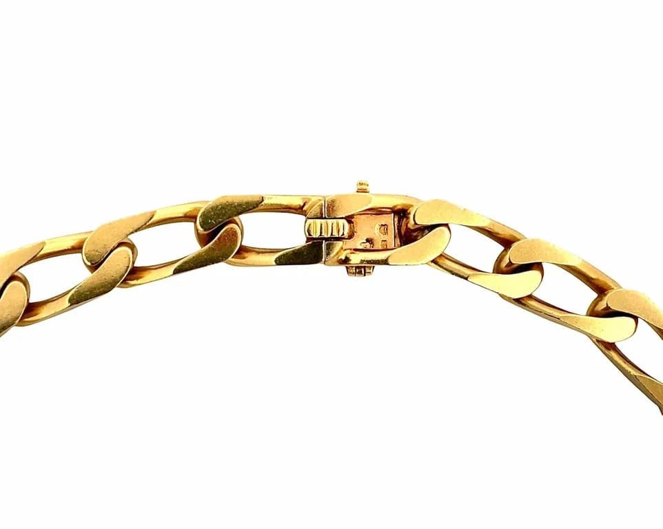 18-carat gold vintage necklace CARTIER, diamonds and cabochon rubies  - Image 9