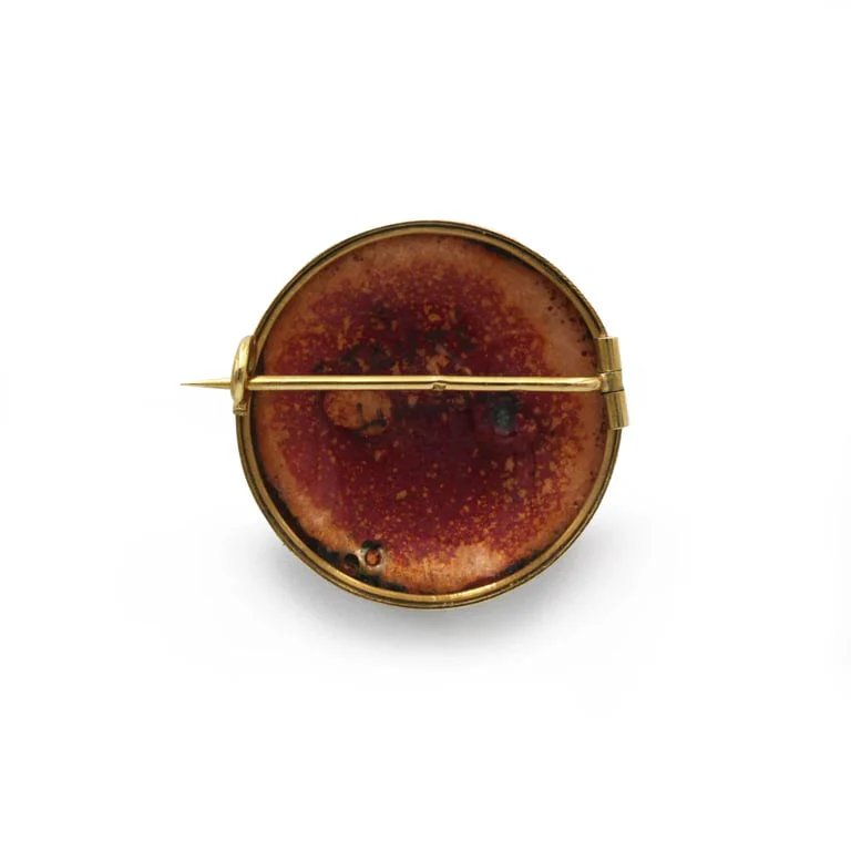 Pin - Yellow Gold & Email Limoges - Image 3
