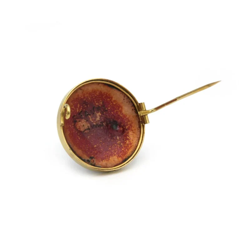 Pin - Yellow Gold & Email Limoges - Image 4