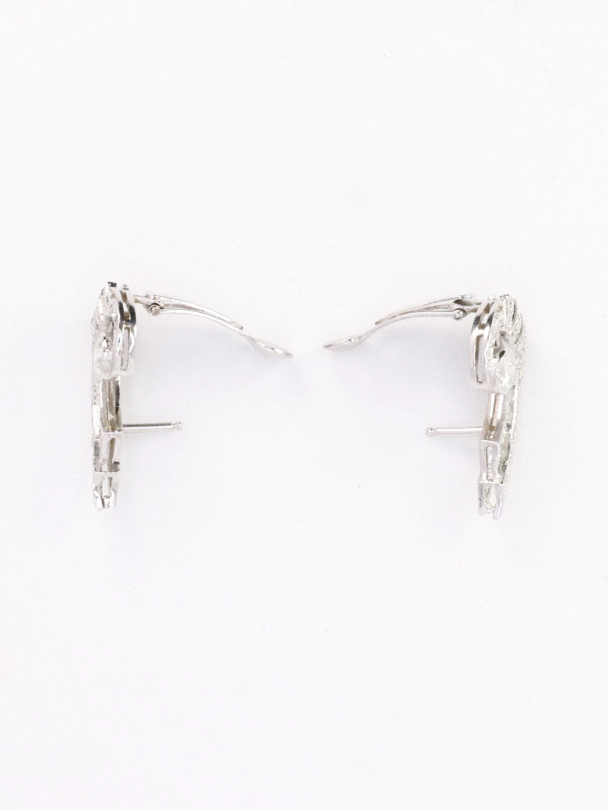 Art Deco Diamond Wings Earrings - Image 6