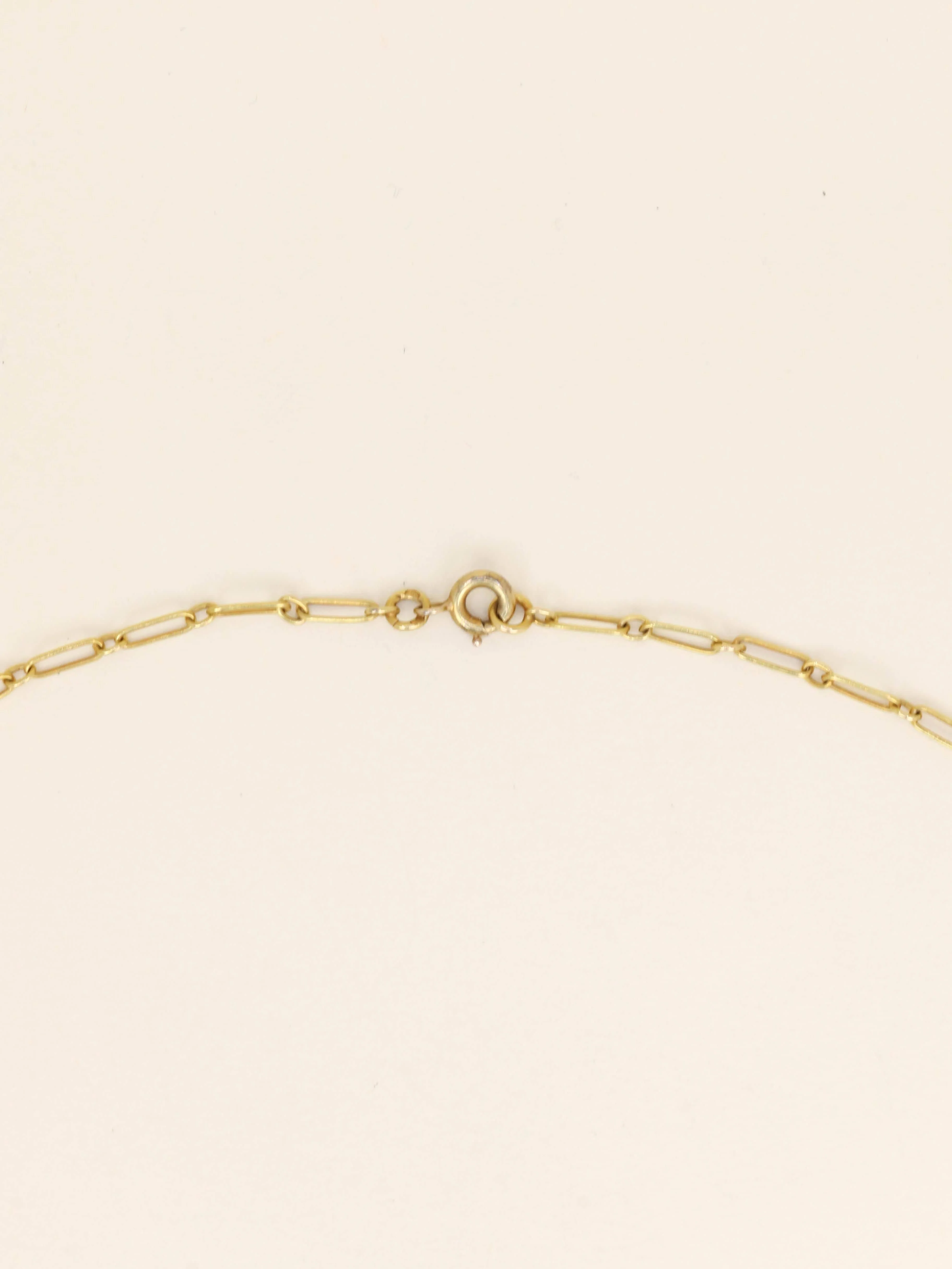 Art Nouveau drapery necklace in yellow gold, pearls, and diamonds  - Image 4